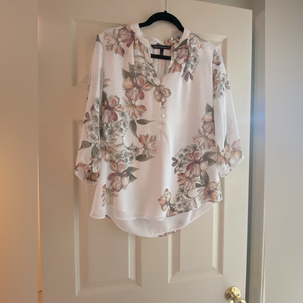 White Housese Black Market Blouse